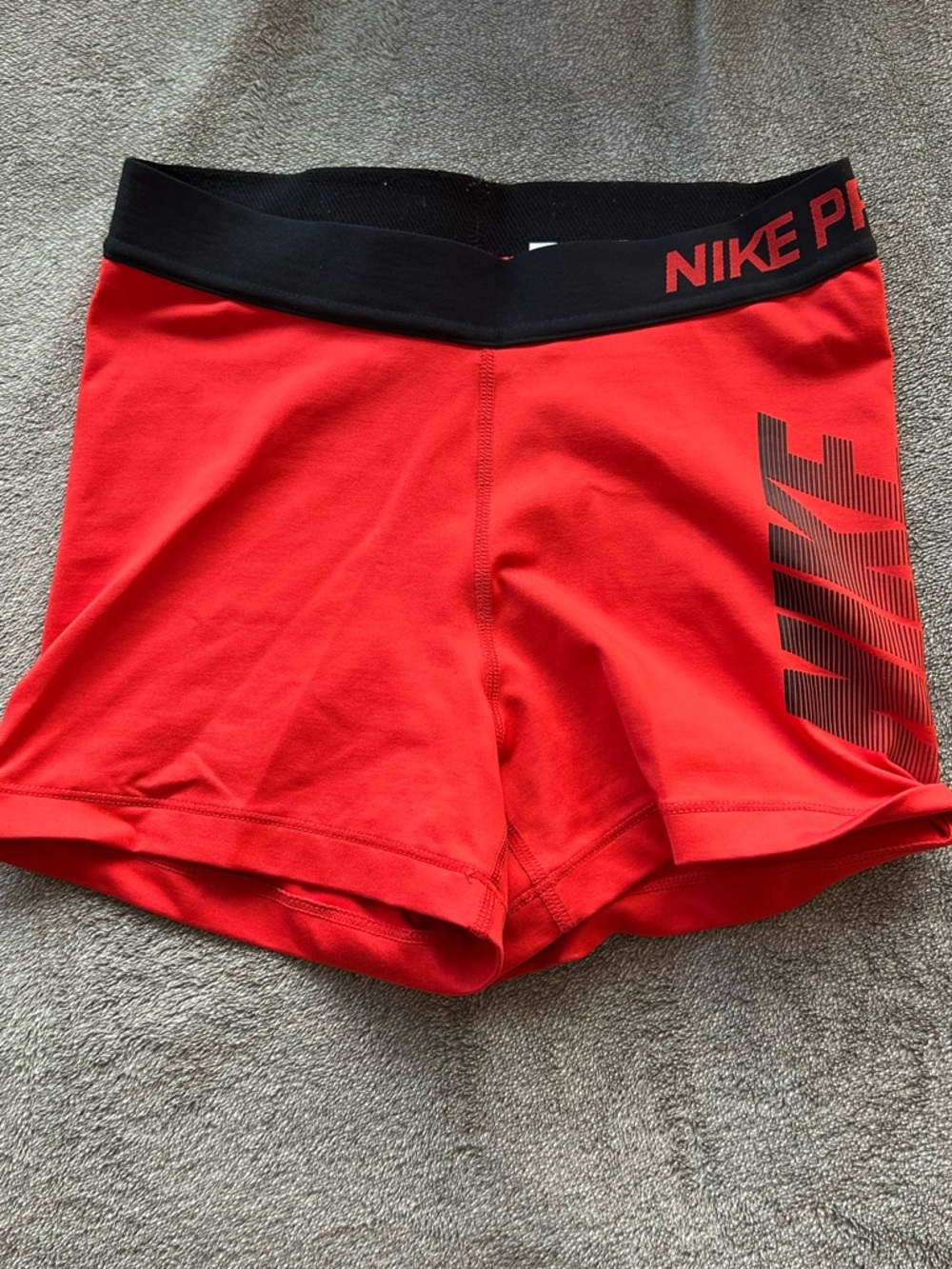 Red Nike Pro Shorts